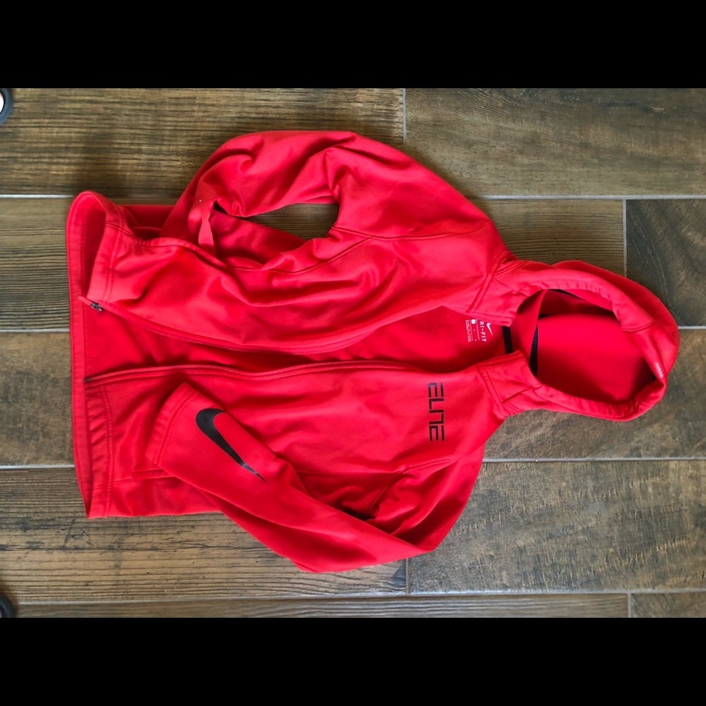 Youth Boys- Nike elite- dri fit- zip up jacket